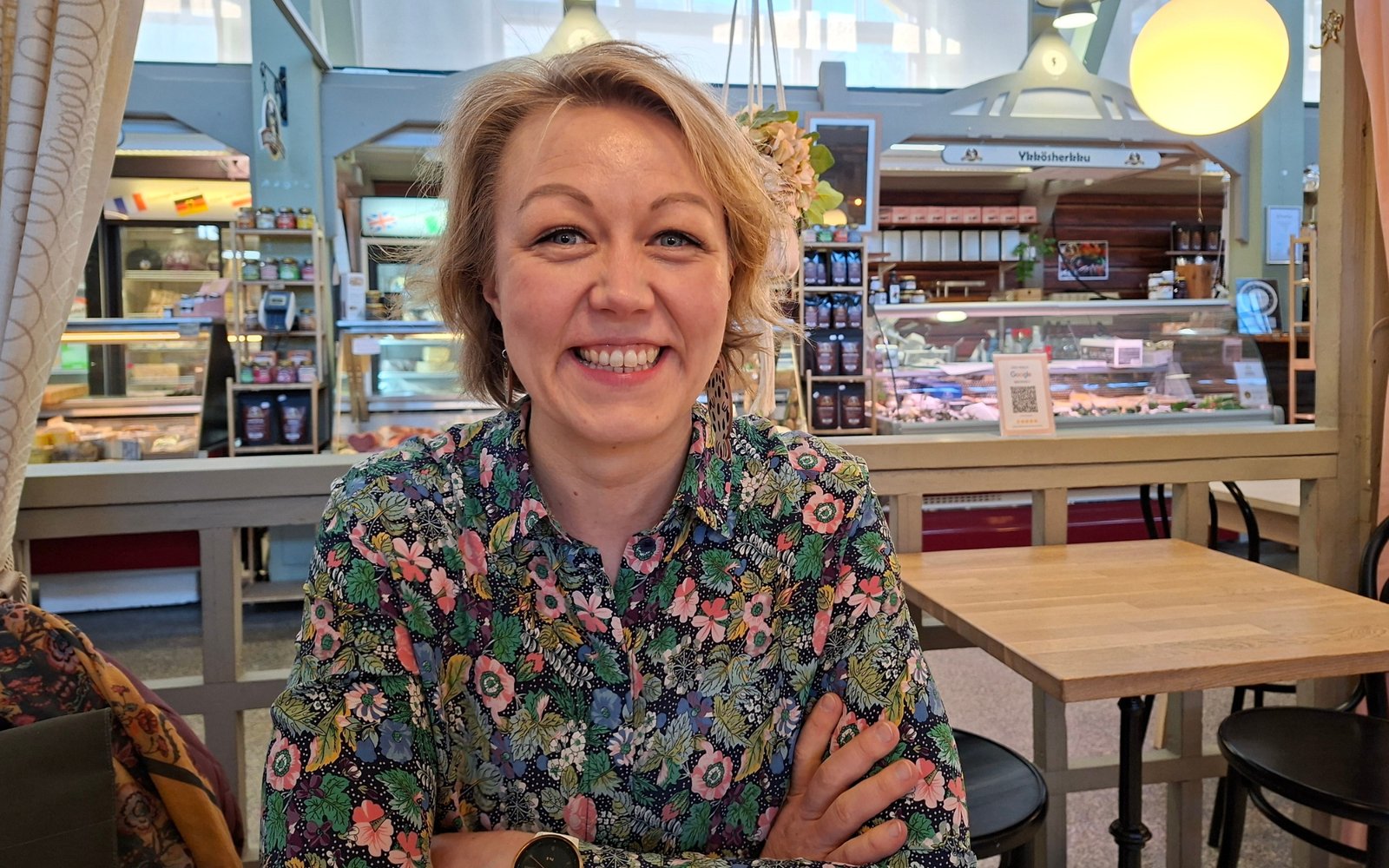 Kuvassa on Saara Karkulahti